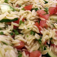 A picture of Greek Summer Orzo Salad.