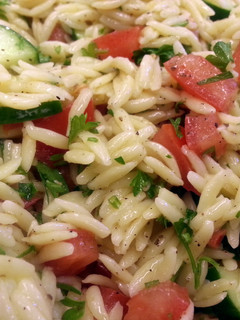 A picture of Greek Summer Orzo Salad.