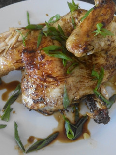 A picture of Balsamic reduced chicken.