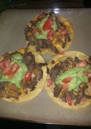 A picture of Mondays,tostados.