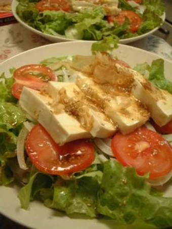 Easy Way Make Recipe Cool Tofu Salad for the Summer that is Delicious, Delicious}