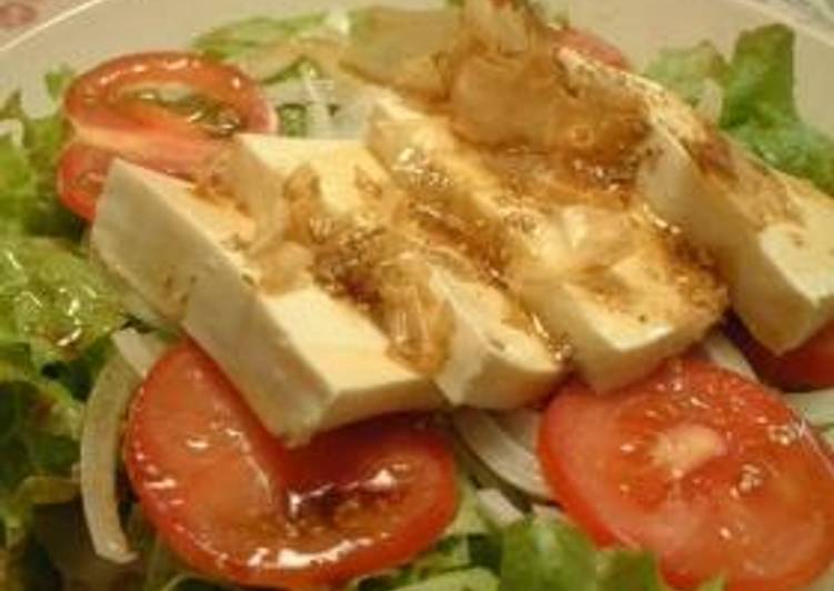 Steps to Make Super Quick Homemade Cool Tofu Salad for the Summer