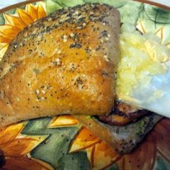 A picture of Alora's Sweet and Spicy Chicken Sandwich.