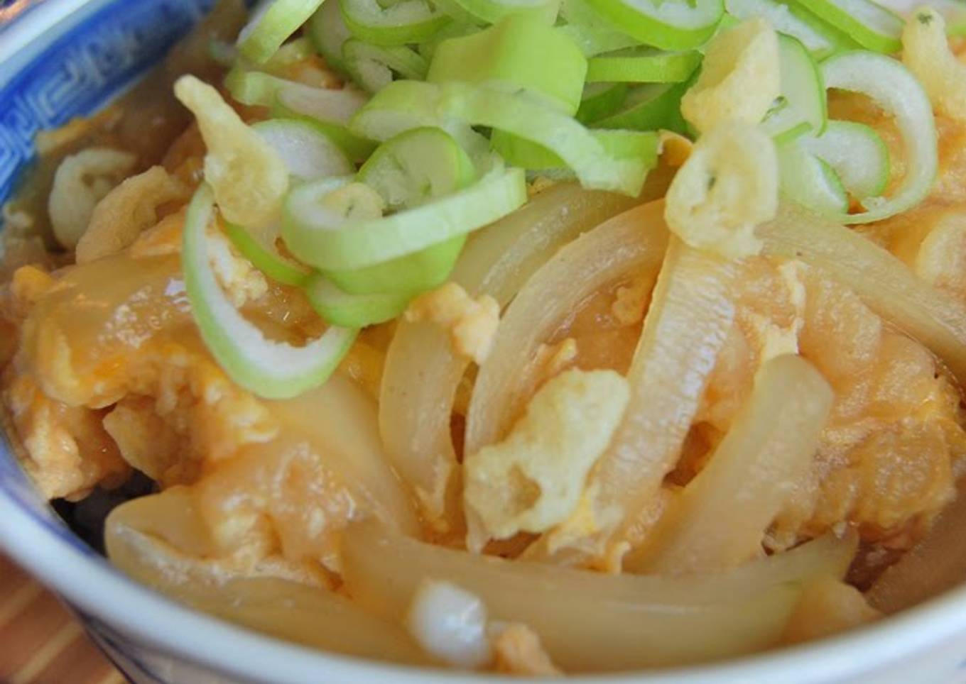Tempura Crumb and Egg Rice Bowl for Breakfast