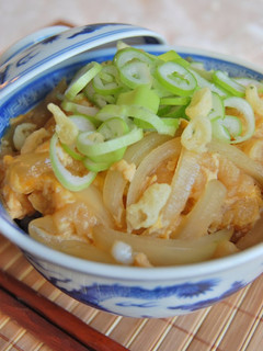 A picture of Tempura Crumb and Egg Rice Bowl for Breakfast.