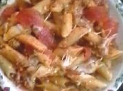A picture of cheese hamburger casserole