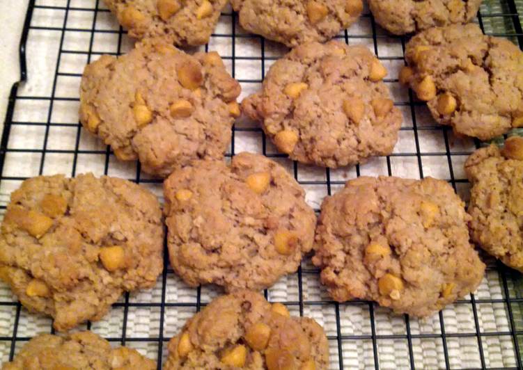 Easiest Way to Make Perfect Oatmeal butterscotch cookies