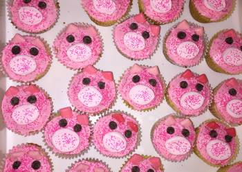 Easiest Way to Cook Delicious Piggy Cupcakes