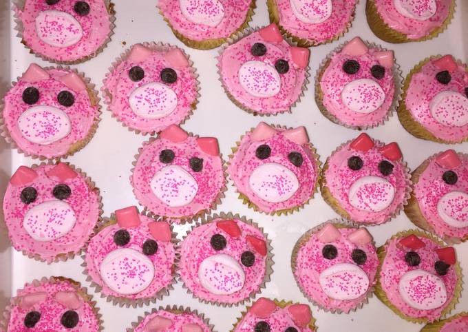 Recipe of Quick Piggy Cupcakes