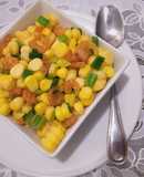 Bắp xào tôm khô mỡ hành