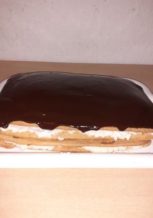 Nyújtás nélküli mézes krémes recept🎄🎄🎄 recept fotója