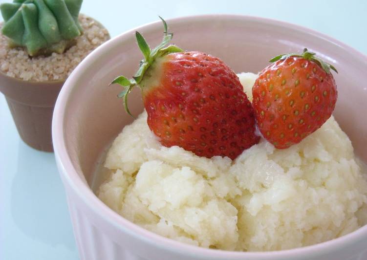 Refreshing Yogurt Whey and Soy Milk Ice Cream