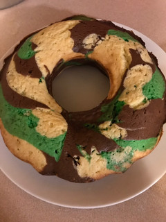 Foto resep Marble cake coklat pandan