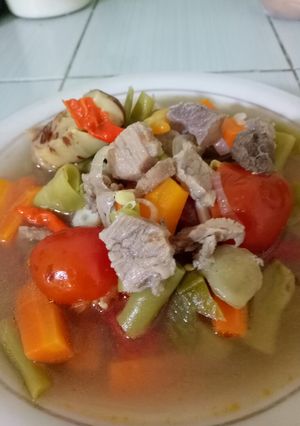 Foto resep Asem2 daging buncis seger