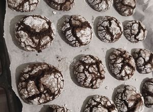 O poză a rețetei Fursecuri crăpate cu cacao 🤌🏻🤤.