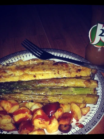 Easy Steps to Make pan fried haddock with asparagus and potato the Awesome  So Delicious