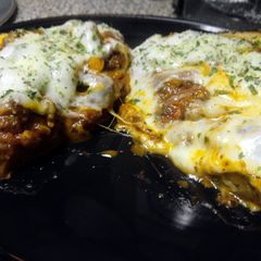 A picture of LuBella's Stuffed Eggplant Parmigiana.