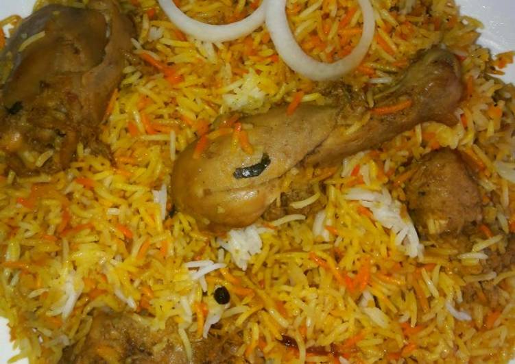 Steps to Prepare Favorite Chicken briyani#eid kay pakwan Cooking Basics for Beginners