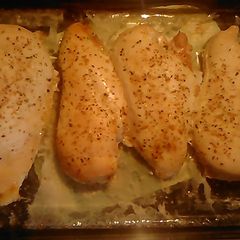 A picture of Simple baked chicken.