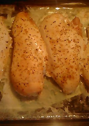 A picture of Simple baked chicken.