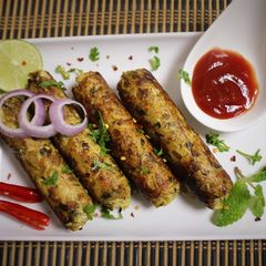 A picture of Homemade Chicken Sausages.