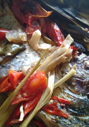 Foto resep Pepes ikan mas simple (pais manis ikan mas banjarmasin)