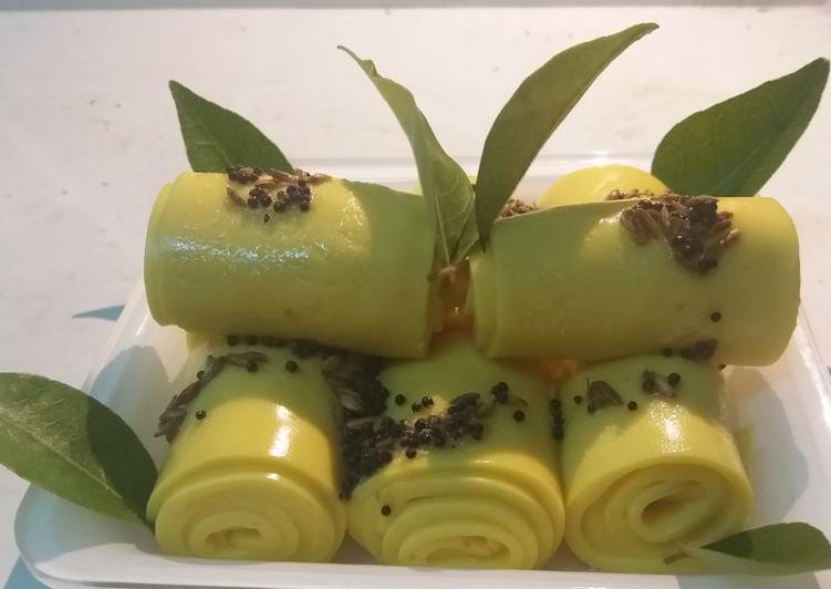 Steps to Make Ultimate A famous Gujarati snacks KHANDVI