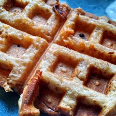 Waffle Iron Grilled Cheese A picture of Waffle Iron Grilled Cheese.