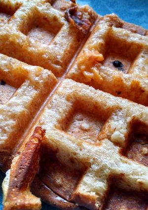 A picture of Waffle Iron Grilled Cheese.