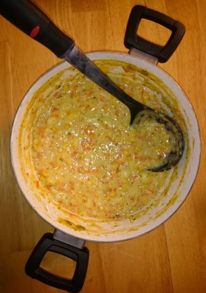 A picture of Vegetarian Corn Chowder.