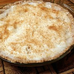 A picture of Sour Cream, Carmel, Cream Cheese Apple Pie.