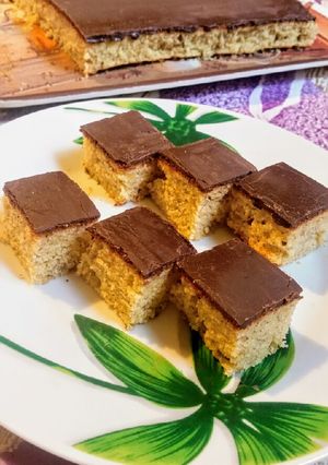 Banános piskóta csokival 😋🍌🍫 recept fotója
