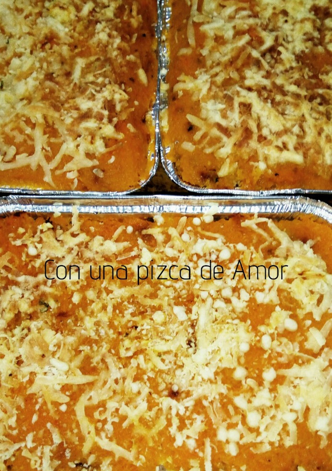 Una foto de Pastel de papa y calabaza