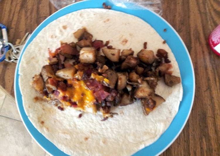 Bomb breakfast burrito