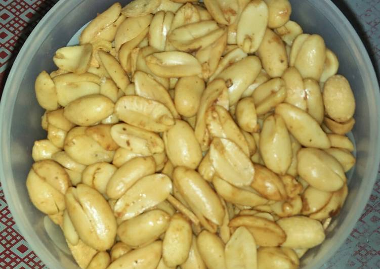 Cara Membuat Kacang bawang sedap,gurih &amp; renyah 👍😘, Lezat Sekali