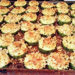 A picture of Zucchini Parmesan Bites.
