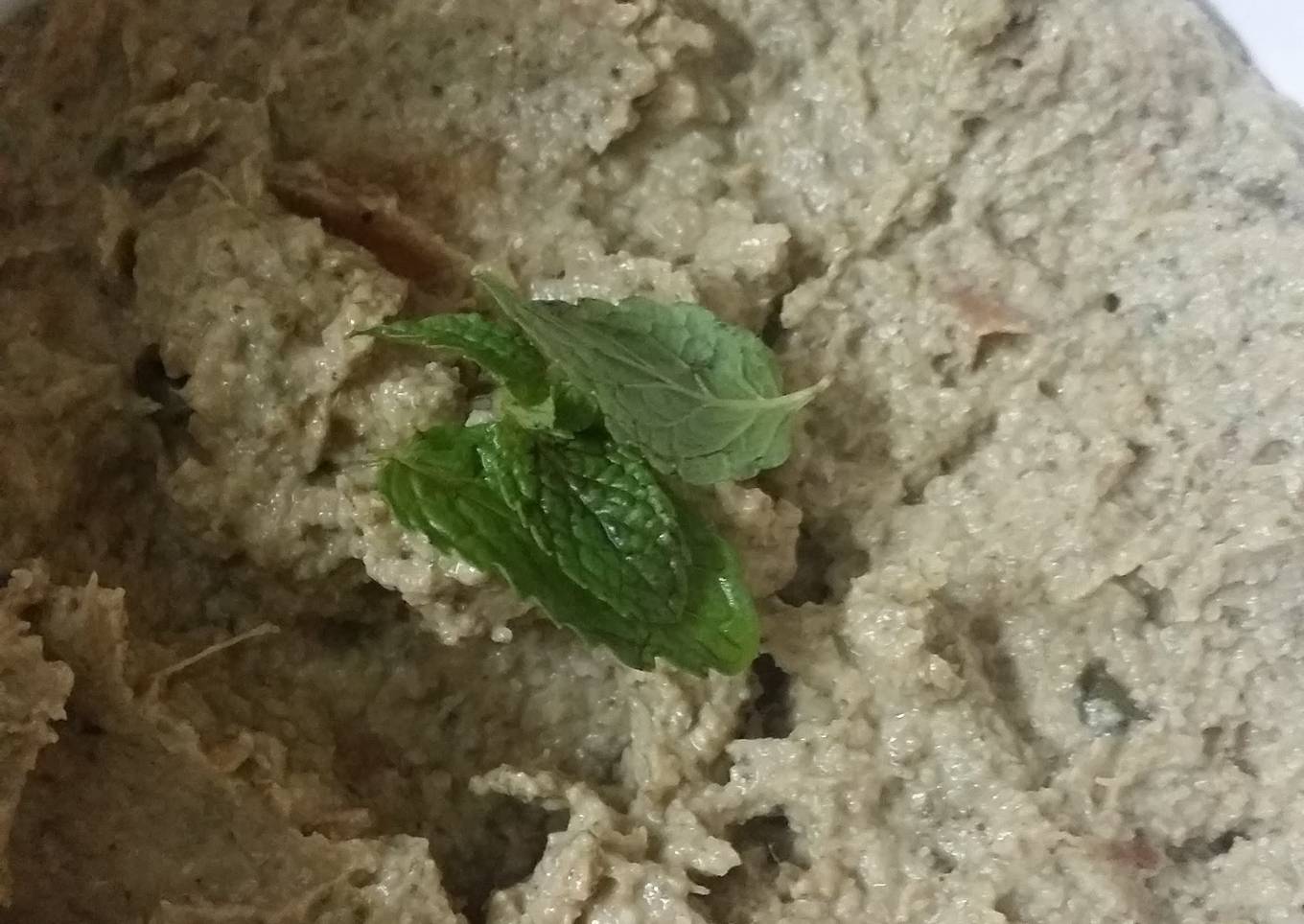 Sesame mint dip