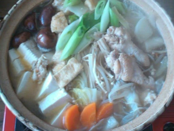 Simple Way Make Recipe Ginger Chicken Hot Pot that is Can Pamper Your Tongue, Really Delicious}