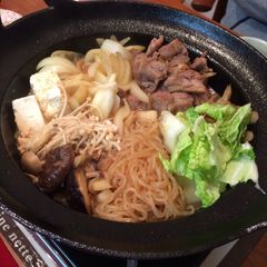 A picture of Easy and Simple Chicken Sukiyaki.
