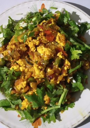 A picture of Paneer bhurji.