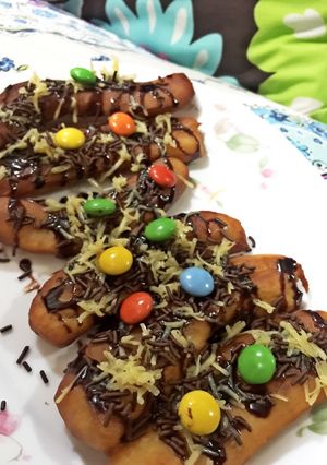 Foto resep Churros warna warni