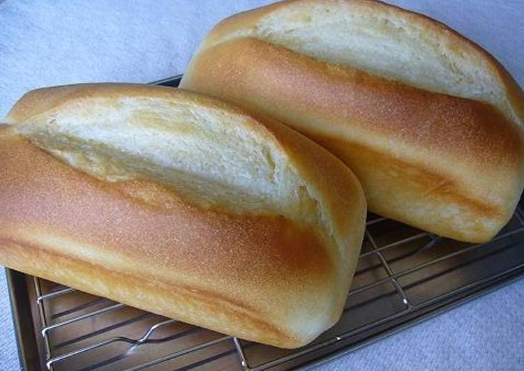 Recipe of Quick Pound Cake-Shaped Fluffy Butter-Top Bread