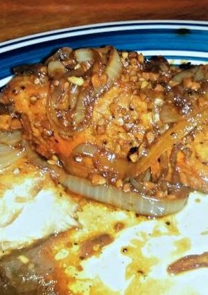 A picture of Vanilla fig balsamic glazed pork.