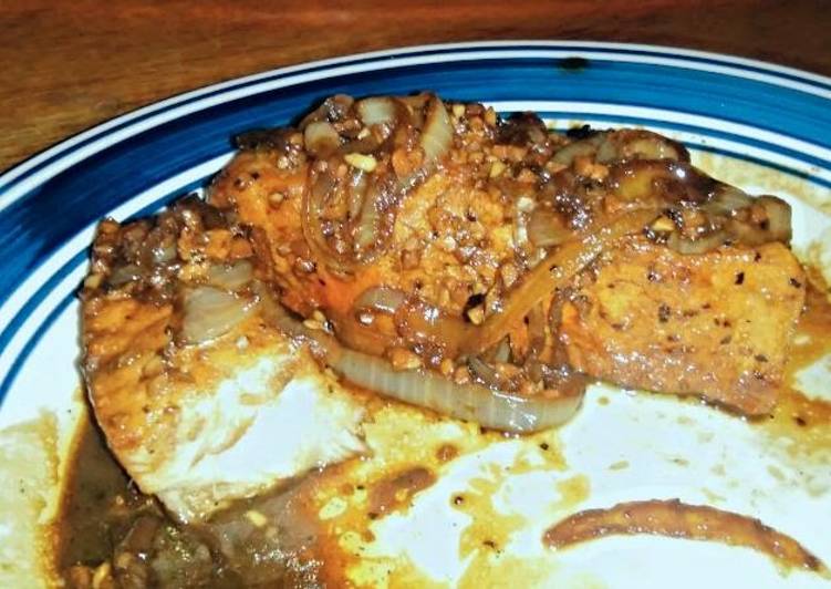 Recipe of Homemade Vanilla fig balsamic glazed pork