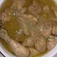 A picture of White karahi simple and easy.