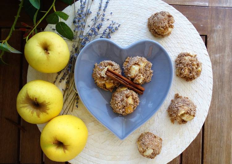 Galletas saludables de manzana