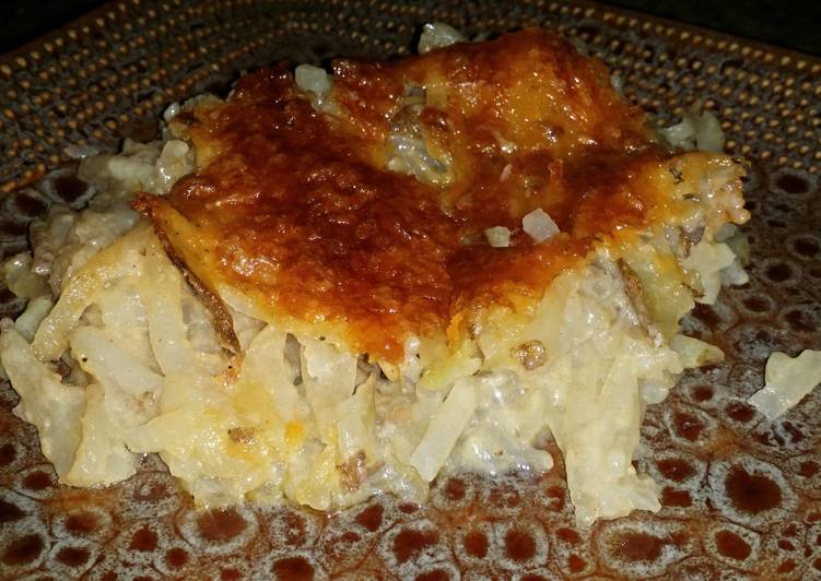 Easiest Way to Make Homemade Shredded potatoes Au gratin