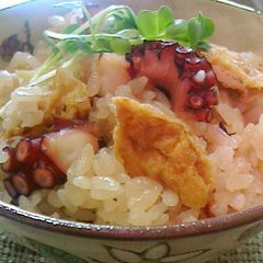 A picture of Easy and Delicious Octopus Rice.