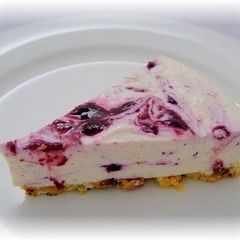 A picture of No-bake Soymilk Cheesecake!!.