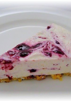 A picture of No-bake Soymilk Cheesecake!!.